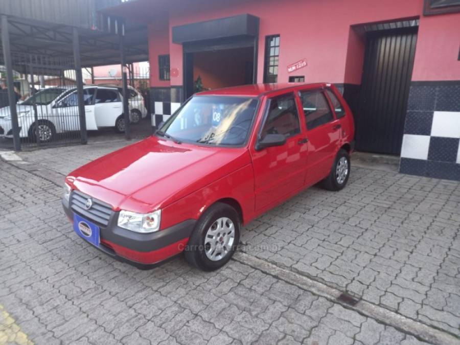 FIAT - UNO - 2007/2008 - Vermelha - R$ 23.500,00